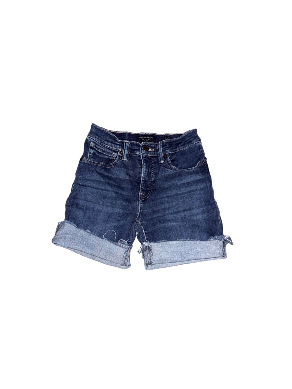 Lucky Brand Indigo Rolled Cuff Denim Shorts